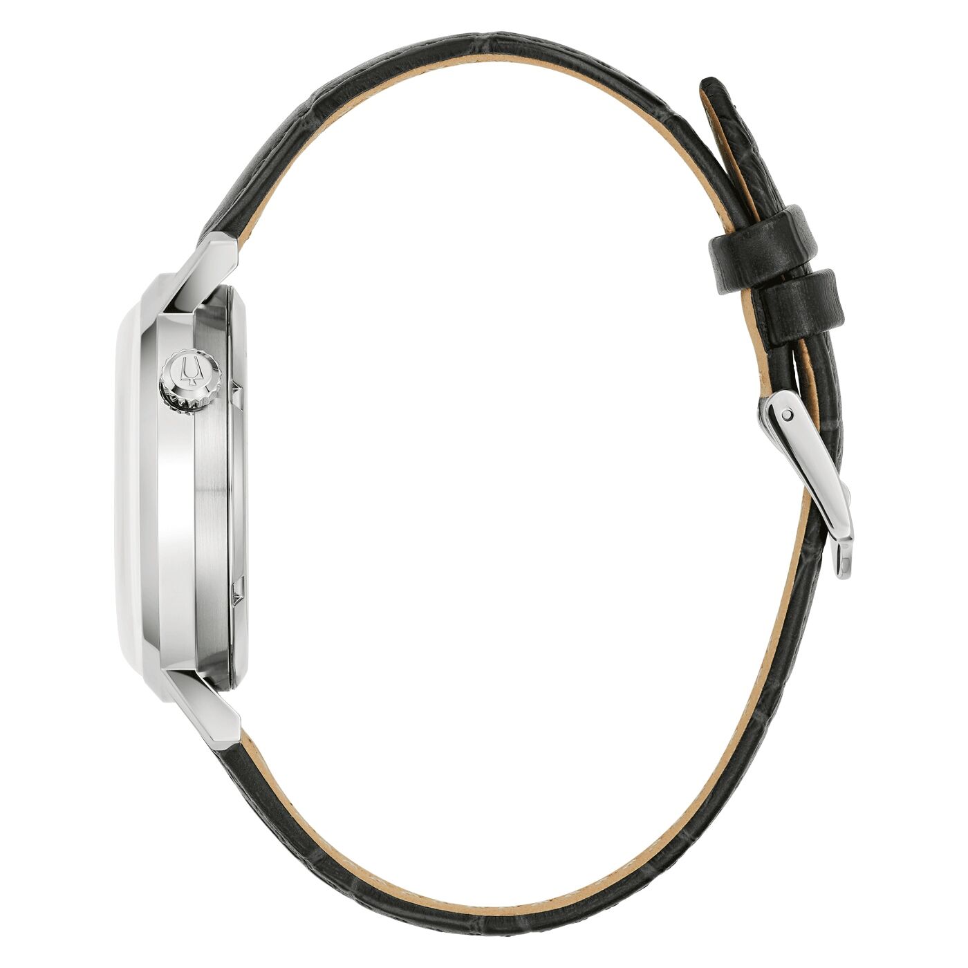 Bulova Aerojet Automatik 42 Stunden Gangreserve, Lederarmband Herrenuhr 96A317