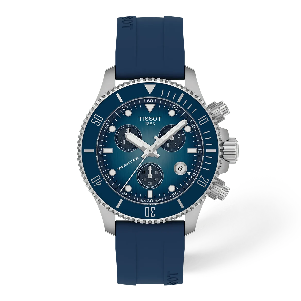 Tissot Seastar 1000 38mm, Schweizer Quarzwerk, Silikonband Herrenuhr T120.217.17.041.00
