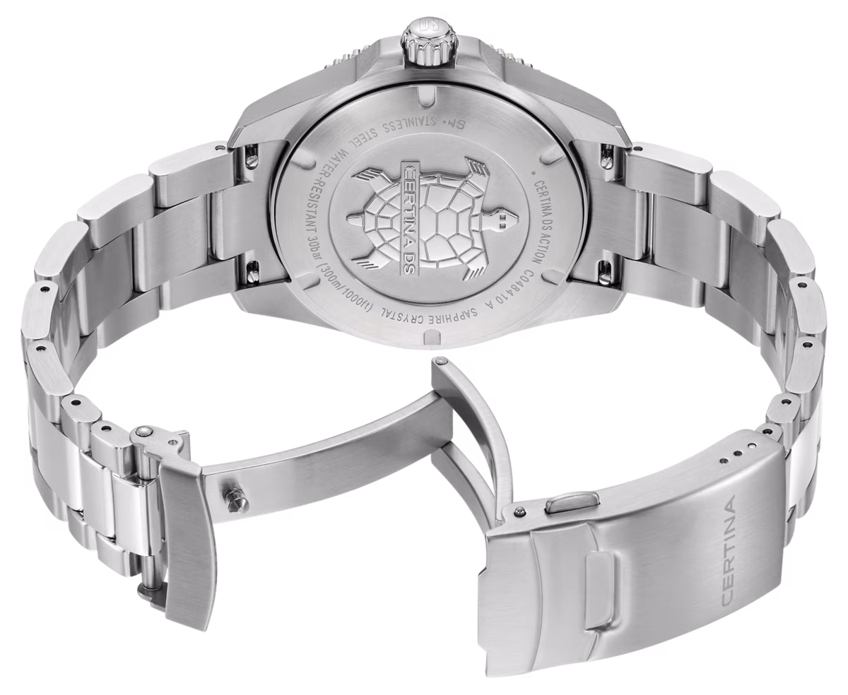 Certina DS Action 40mm, Quarz Blau Herrenuhr C048.410.11.041.00