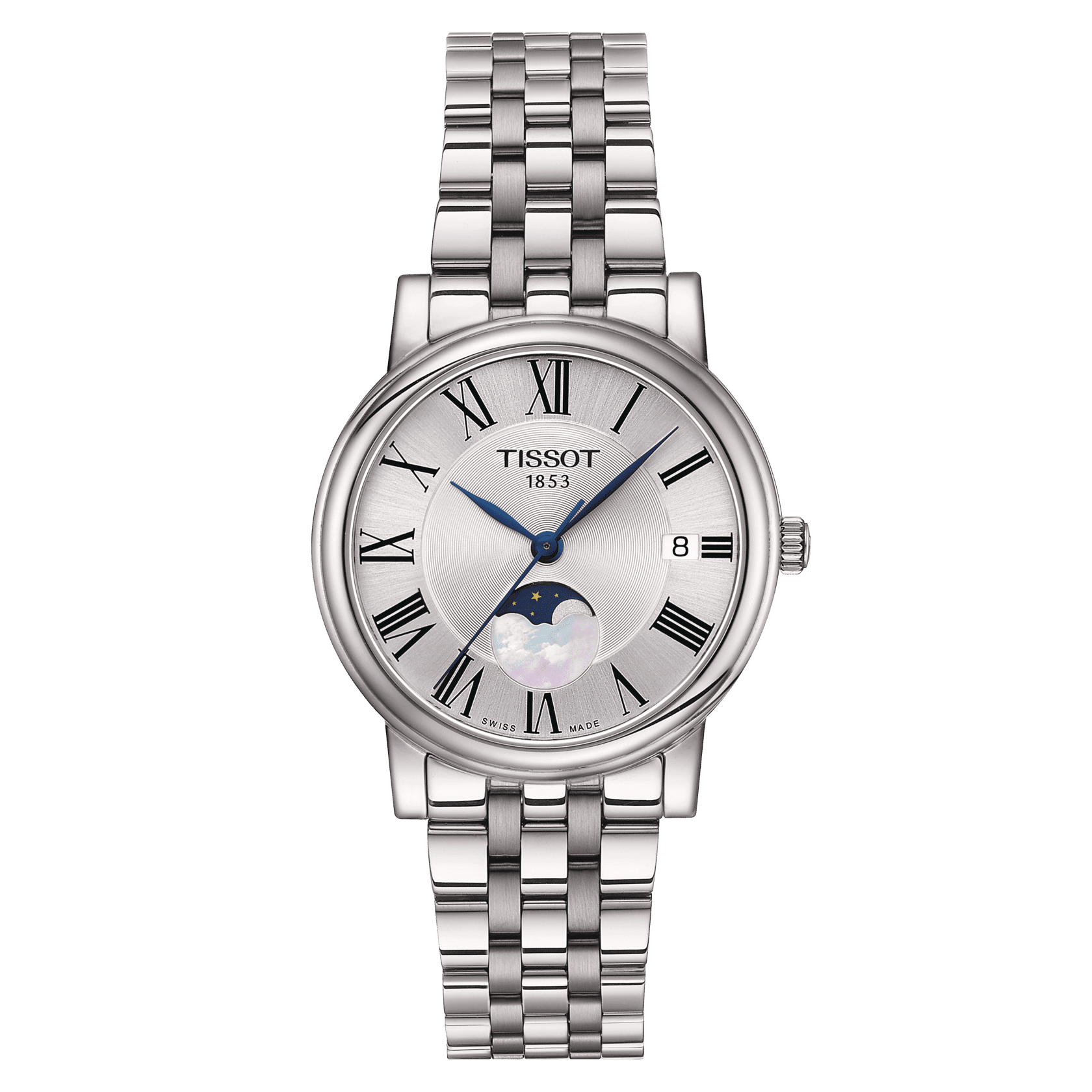 T122-223-11-033-00 Tissot Carson Damenuhr Lady Moonphase T122.223.11.033.00