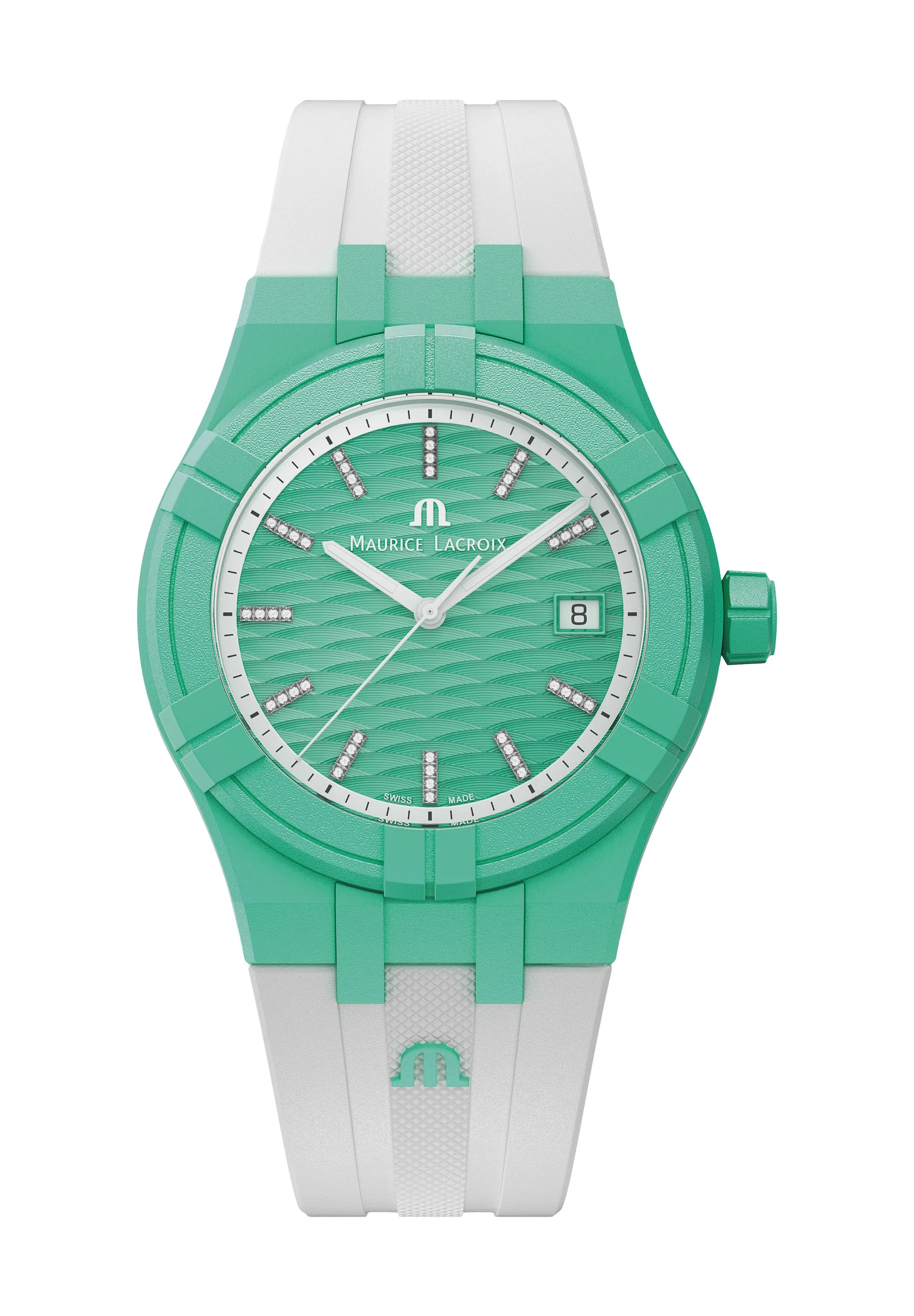 2560-10 Maurice Lacroix Aikon Tide Date Herrenuhr AI2008-CCCC1-3A0-0