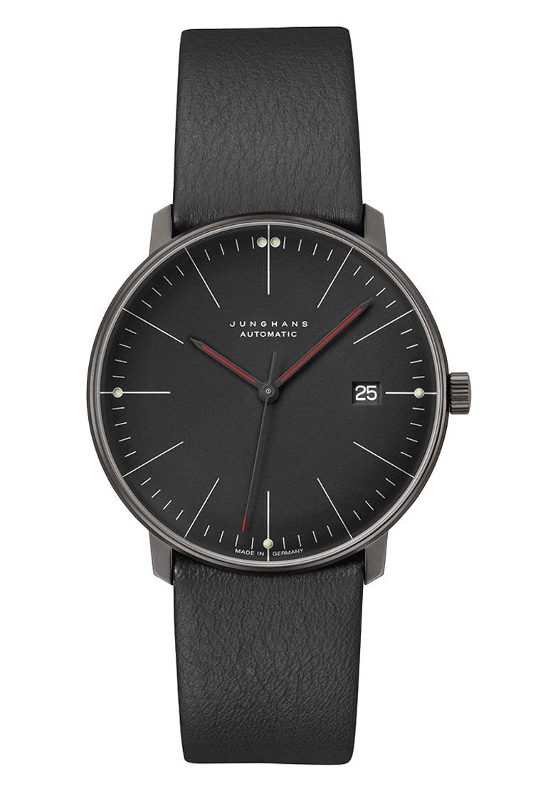 27_4308-02_front Junghans Max Bill Automatik Bauhaus Herrenuhr 027/4308.02