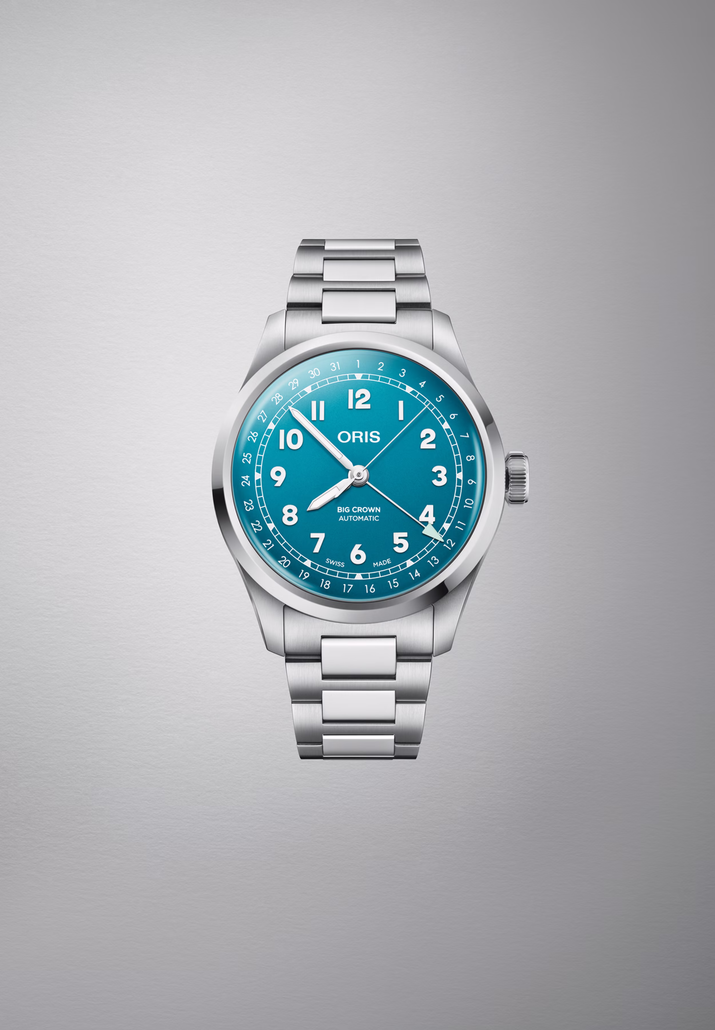 Oris Big Crown Pointer Date 40mm, Automatic, Stainless Steel, Blue Men's Watch 01 754 7798 4065-07 8 20 06