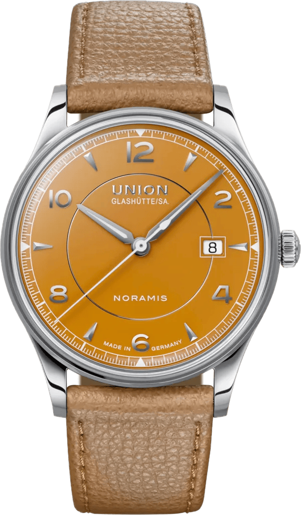 D016-407-16-367-00_00_front Union Glashütte Noramis Date Positano Men's Watch D016.407.16.367.00