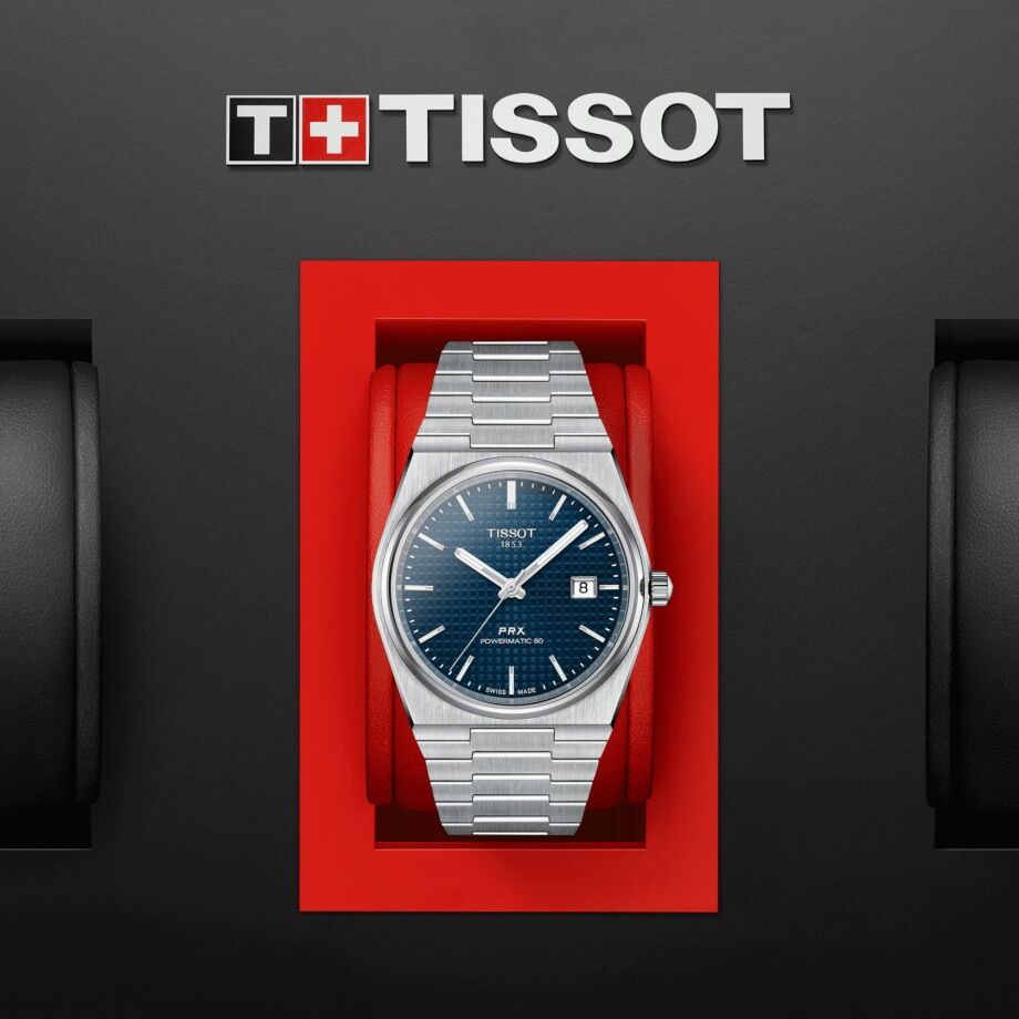 T137-407-11-041-00_zStore_1-png Tissot PRX men's watch T137.407.11.041.00 set with blue leather strap