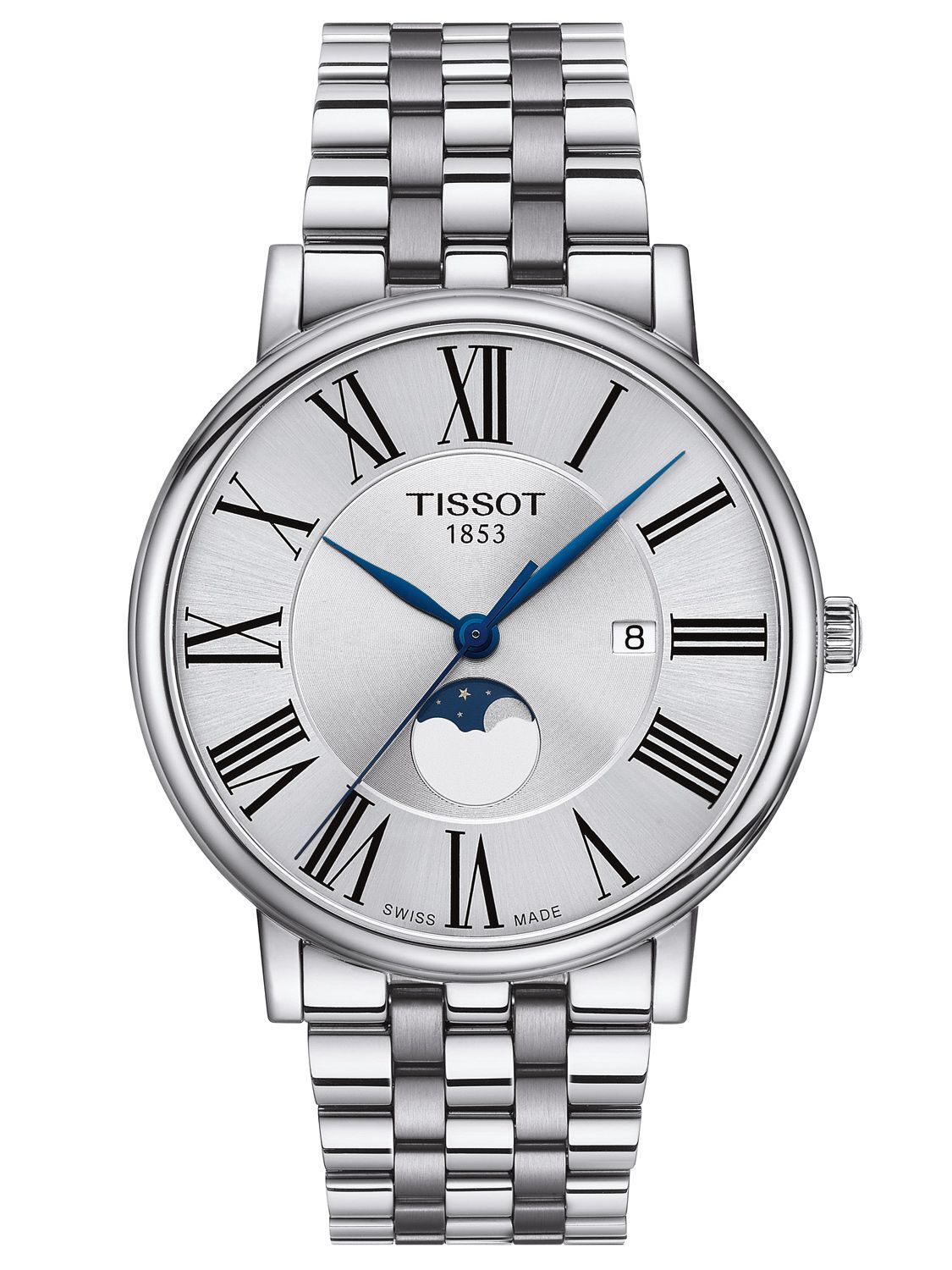 359129889020_1 Tissot Carson Men's Watch Gent Moonphase T122.423.11.033.00