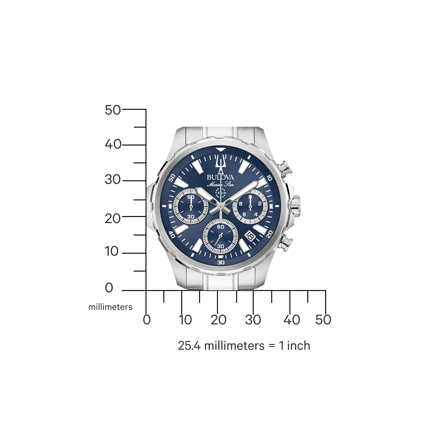 Bulova Marine Star men's watch 96B466 Bulova Marine Star men's watch 96B466