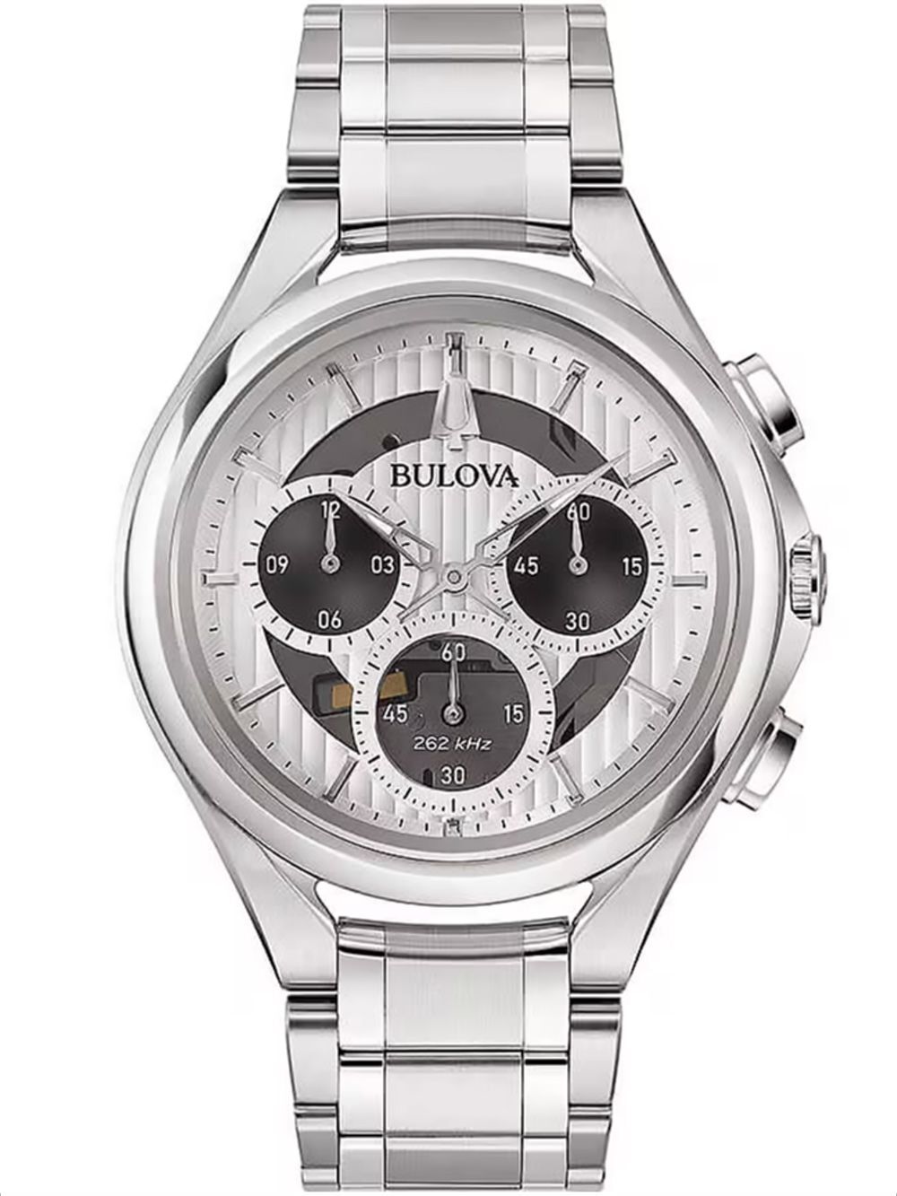 Bulova Herrenuhr Curv Chronograph 96A301