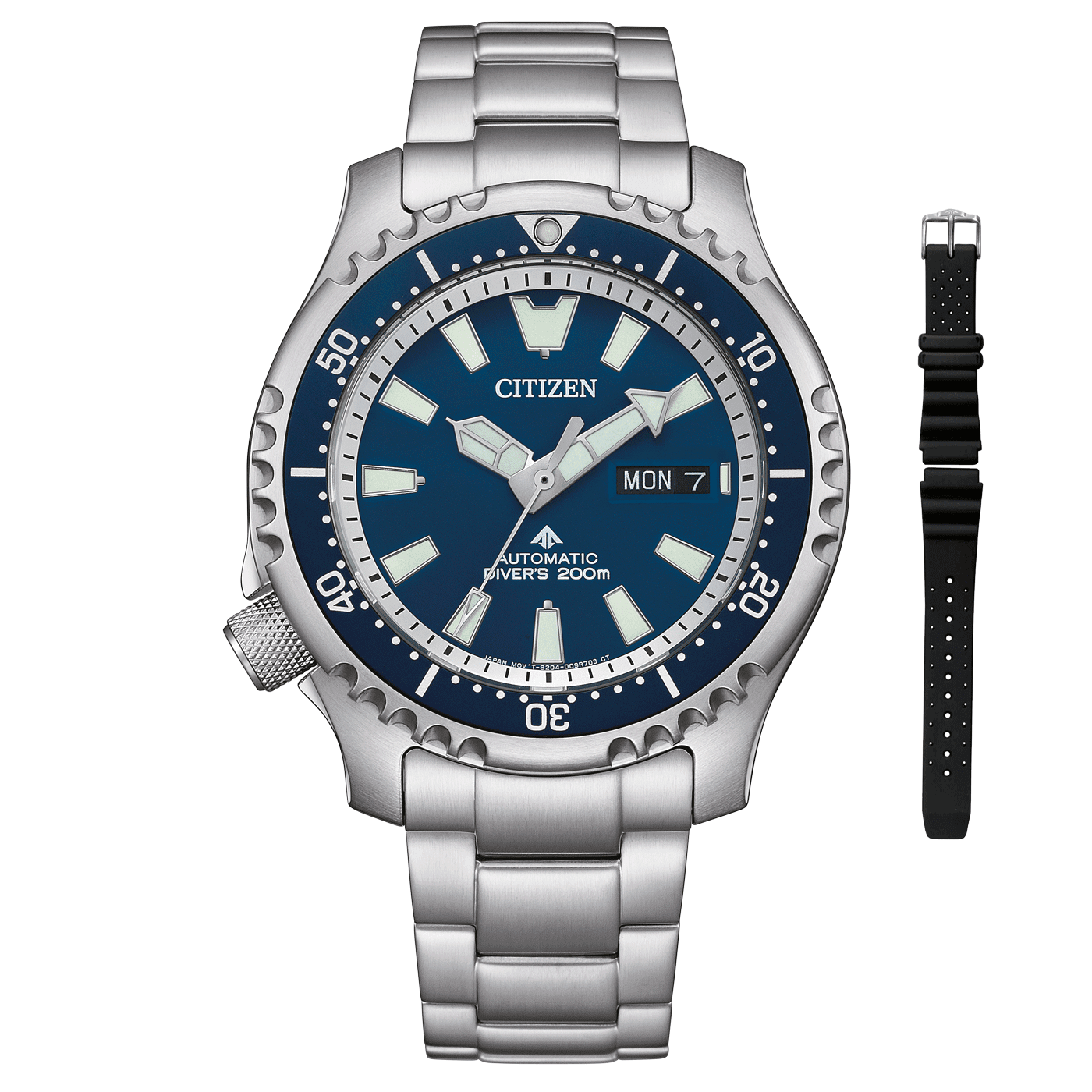 Citizen Promaster Marine Automatik Divers Herrenuhr inklusive Ersatzband NY0161-63LE