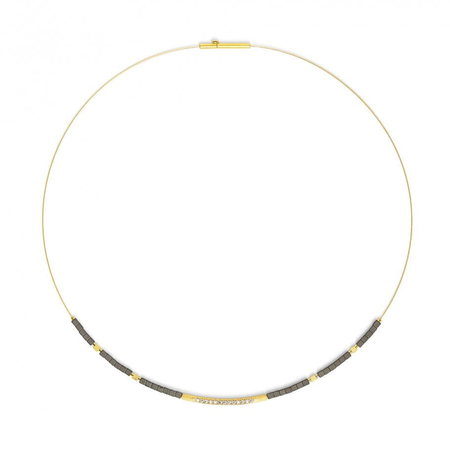 84101276_910x910 Bernd Wolf Senbo Collier Hämatin matt 84101276-043