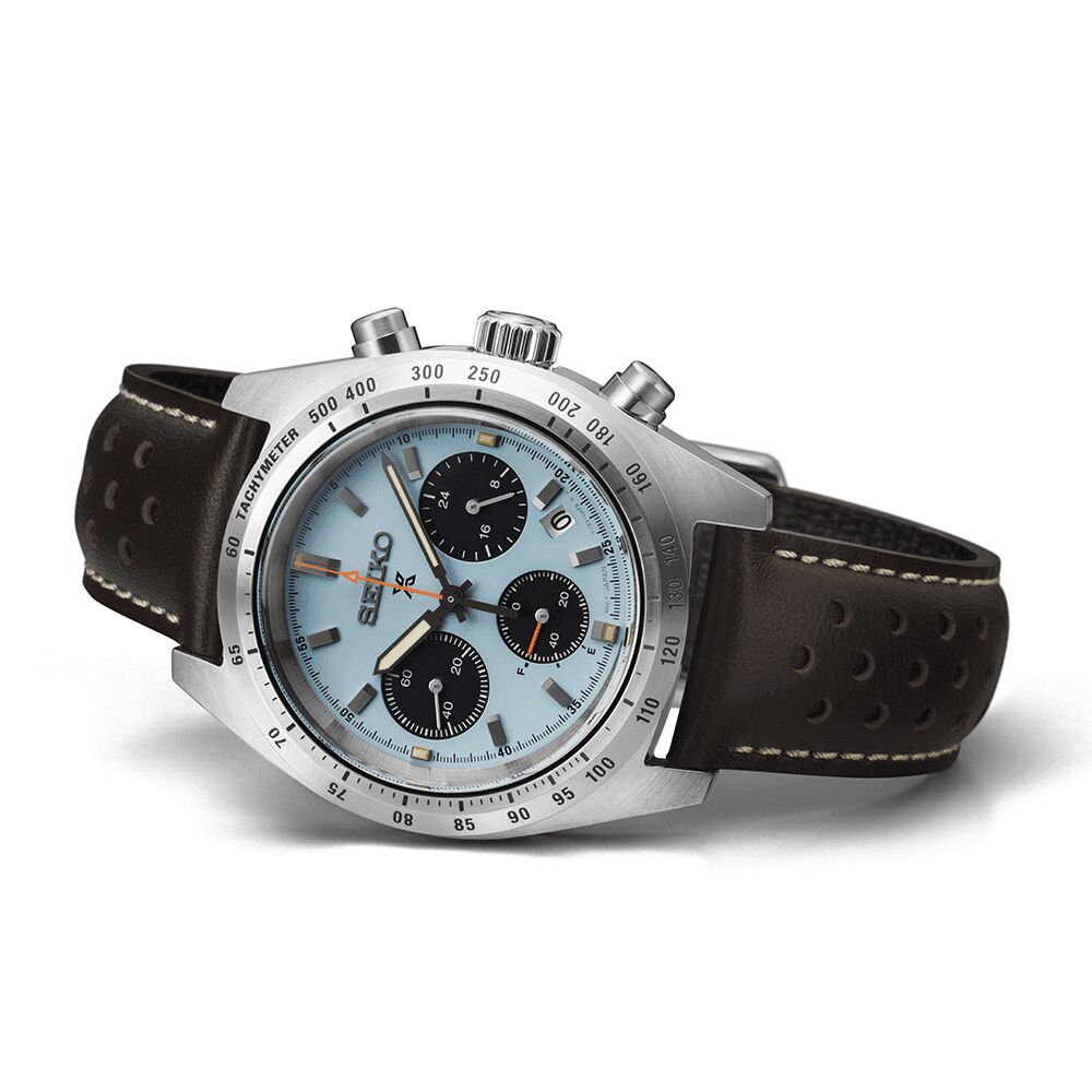 uhr-chronograph-solar-seiko-limitierte-edition-blaues-zifferblatt-2 Seiko Prospex Speedtimer Limited Edition Solar Chronograph Men's Watch SSC937P1