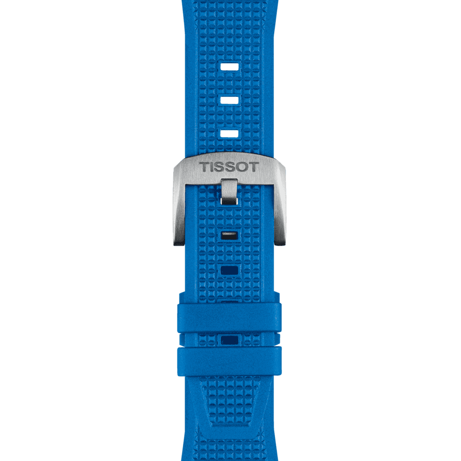 Tissot Ersatzarmband Kautschuk blau 12 mm, T852.049.577