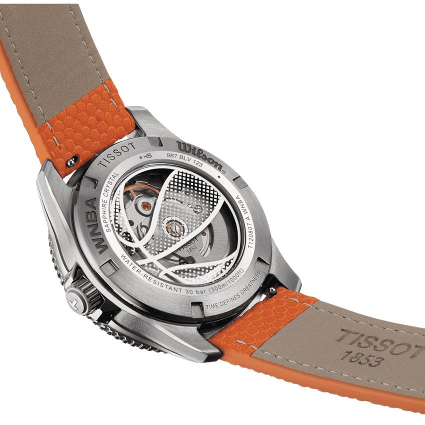 Tissot Seastar Wilson WNBA Set mit weißem Lederarmband T120.807.17.051.00