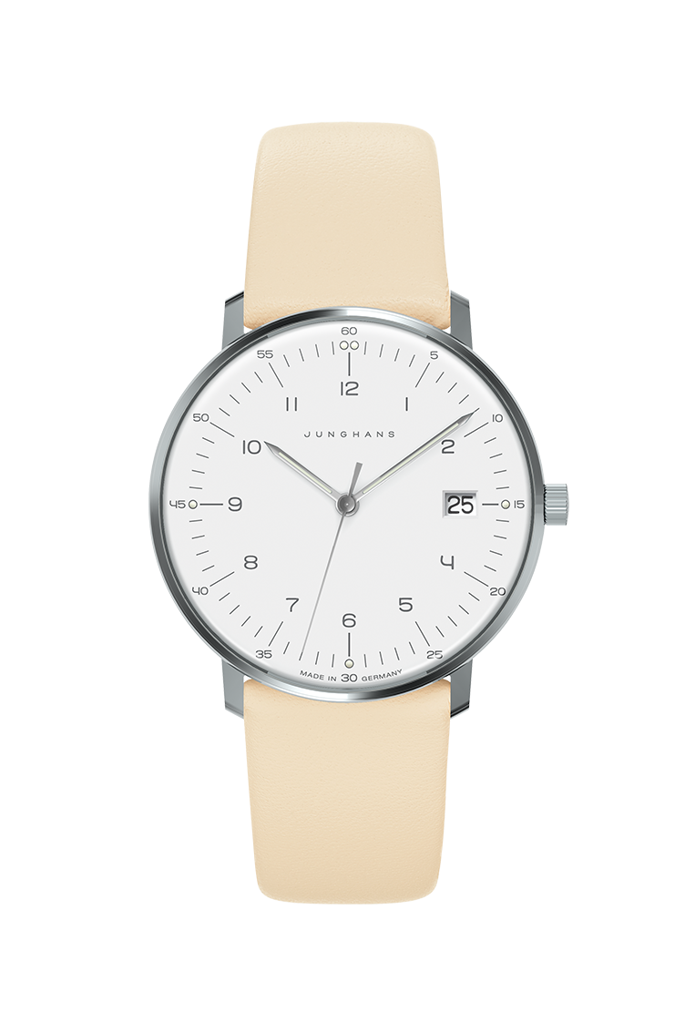 Junghans max bill sapphire glass ladies watch 47 7452.46