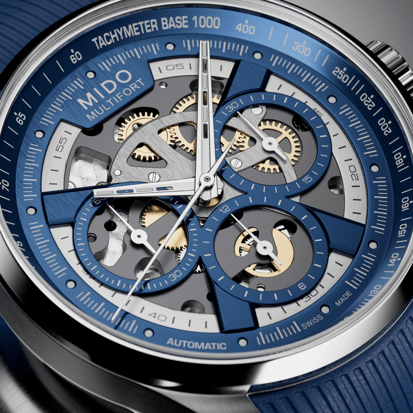 Mido Multifort Skeleton Chronograph Herrenuhr M038.662.17.040.00