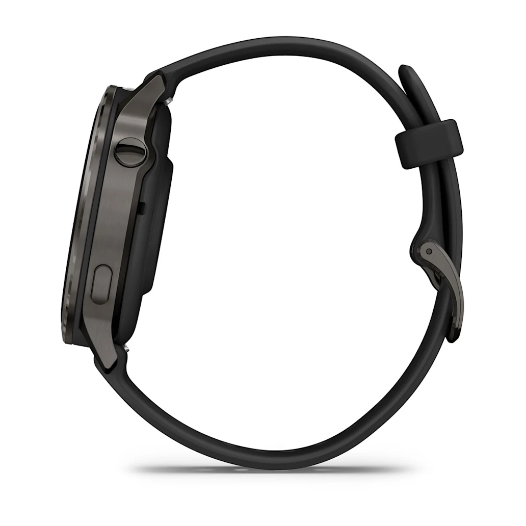 Garmin Venu® 4 - 41 mm Schwarz/Schiefergrau mit Schnellwechsel-Silikon-Armband 18 mm Unisexuhr 010-03013-02