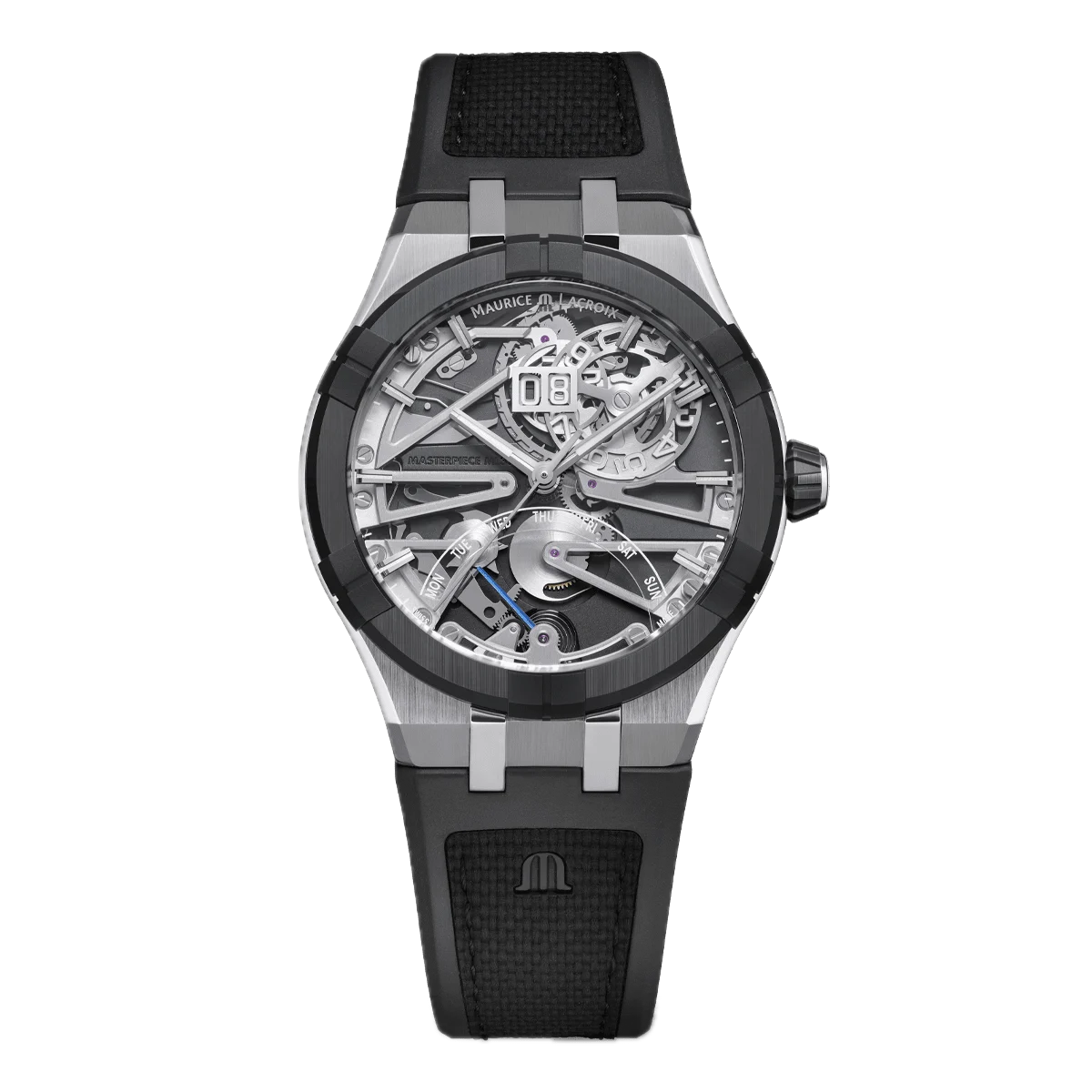 Maurice Lacroix AIKONIC Master Grand Date Retrograde Men's Watch AC8008-SSL20-090-2