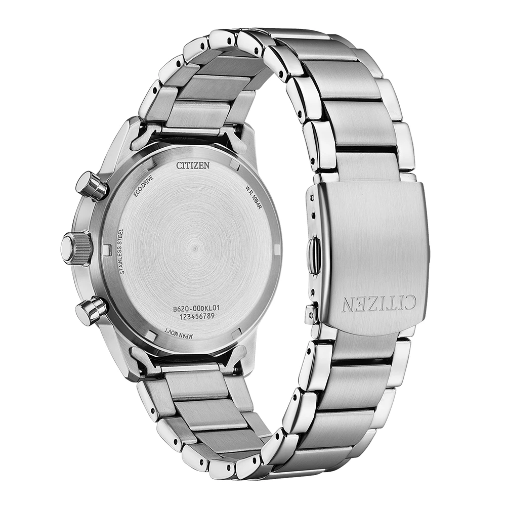 Citizen Eco-Drive Classic Chronograph Edelstahl blau, 42mm Herrenuhr CA4720-52L