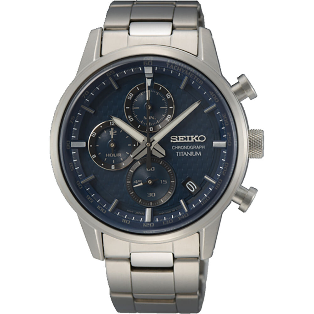 Seiko Seiko Titanium Chronograph SSB387P1 Herrenuhr