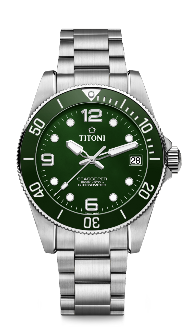 Titoni TITONI SEASCOPER CHRONOMETER 42MM Herrenuhr 83601 S-GN-739