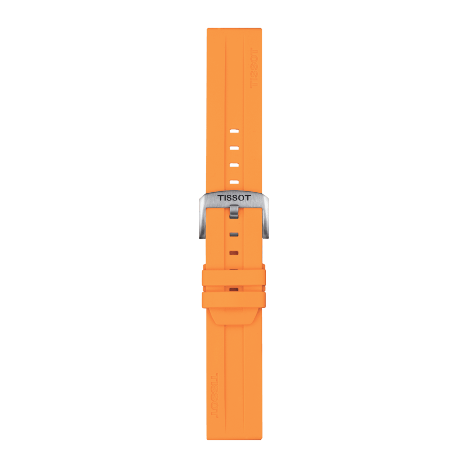 Tissot Ersatzarmband Silikon orange