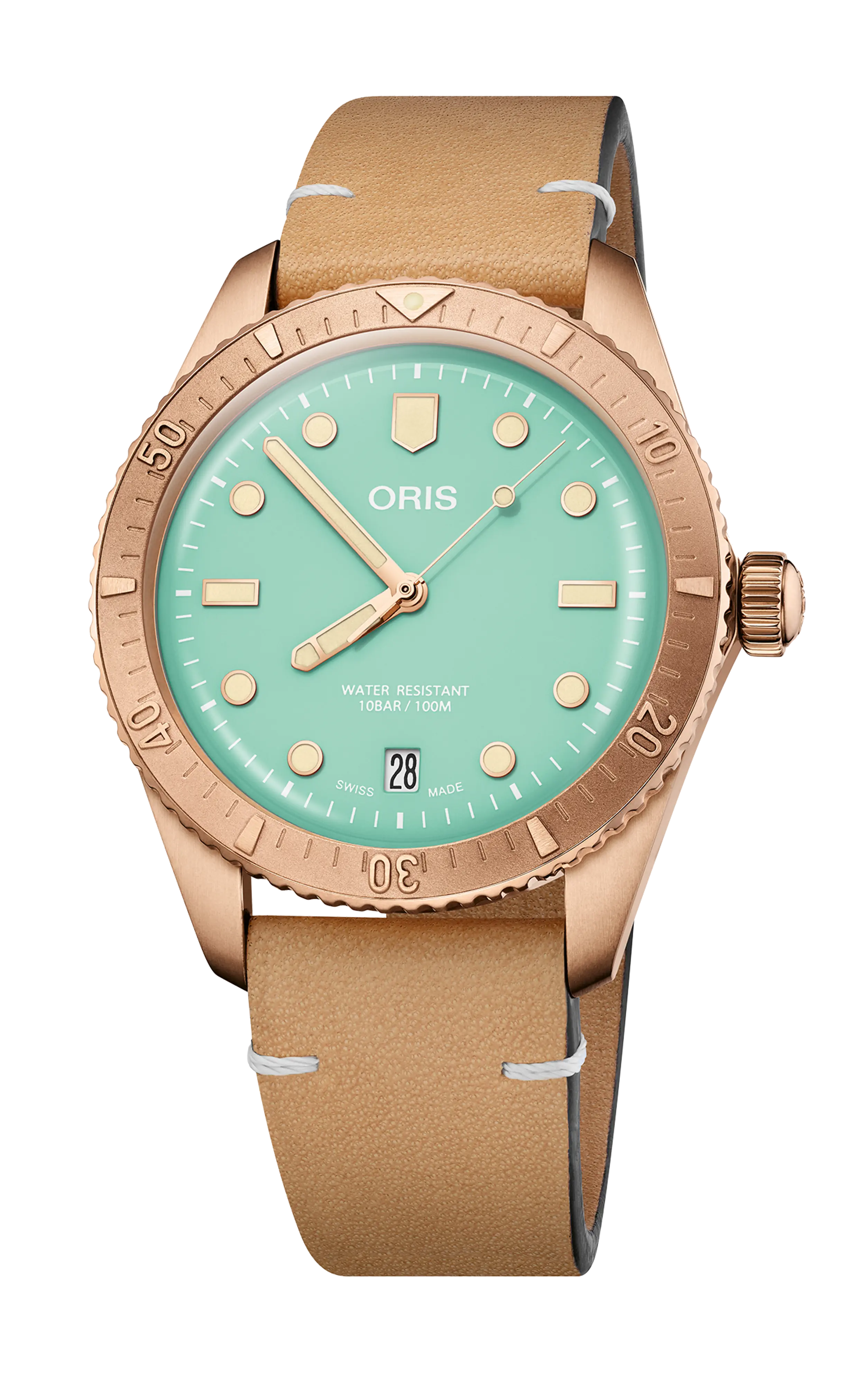 Oris Divers Sixty‑Five Cotton Candy 38mm Herrenuhr 01 733 7771 3157-07 5 19 04BR