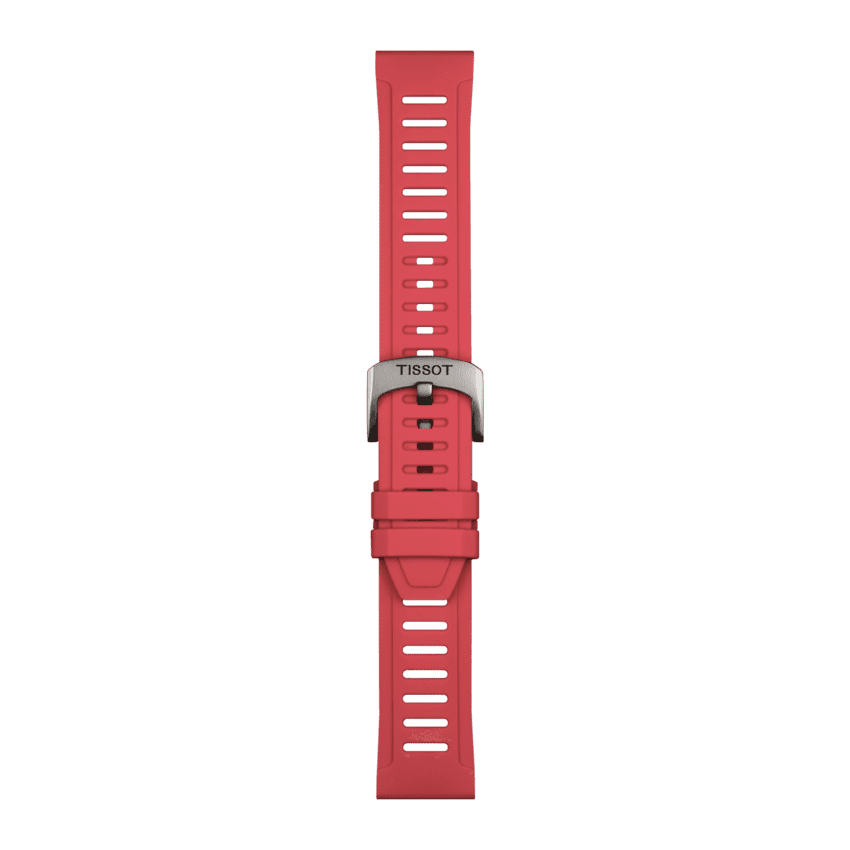 Tissot Ersatzarmband Silikon Rot 21 mm T852.049.243