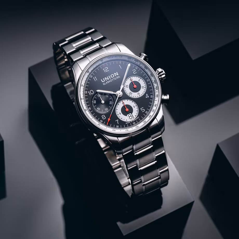 Union Glashütte Belisar Chronograph 40mm, Automatik Herrenuhr D009.227.11.052.00