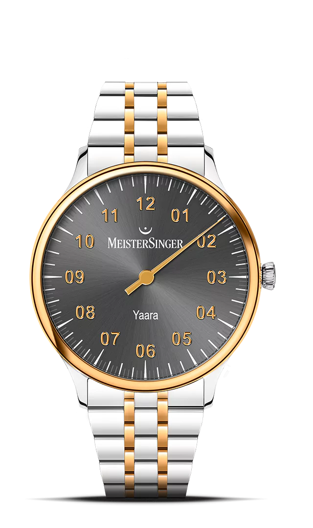 Meister Singer Yaara, Automatic, Anthracite with Gold Ladies Watch YA907G