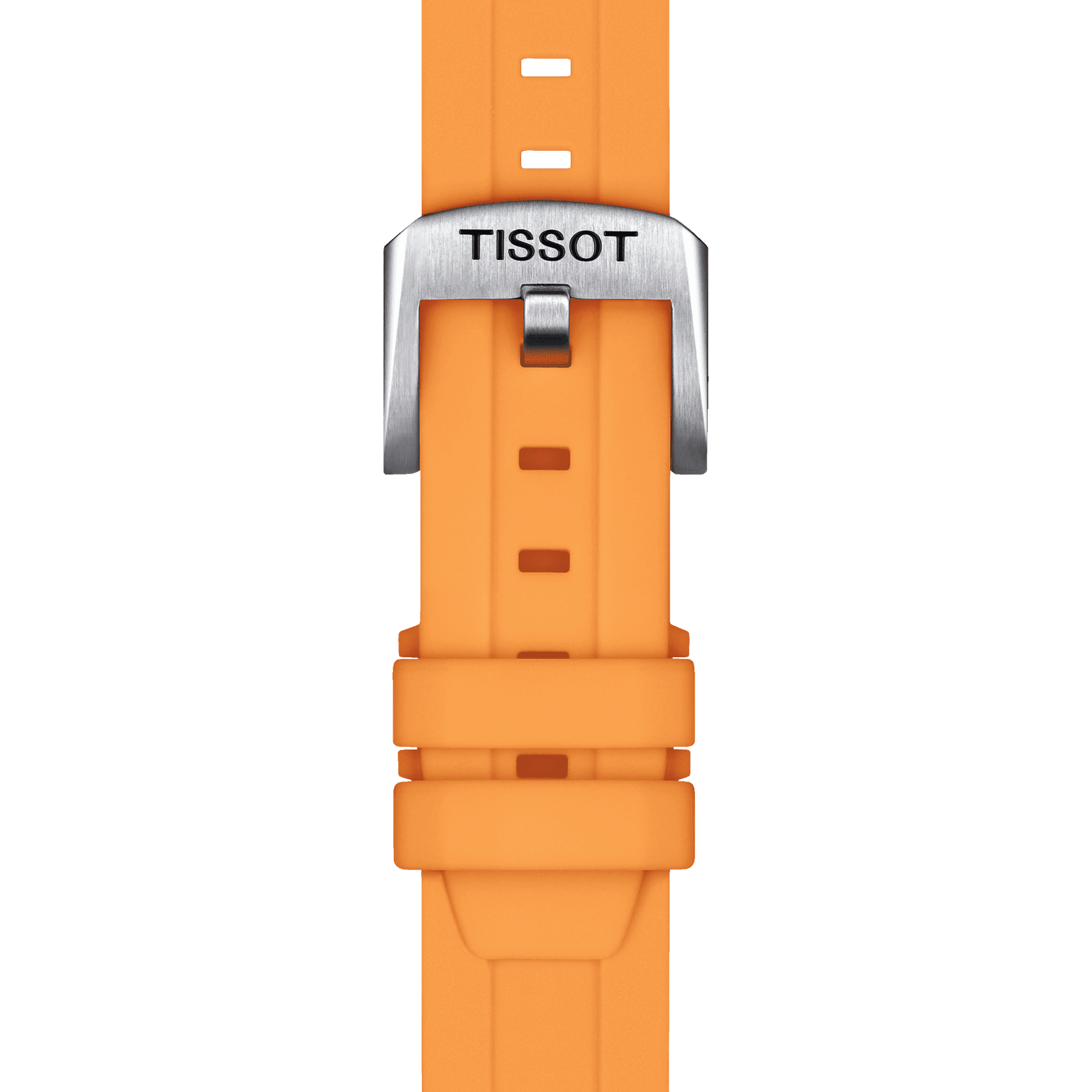 Tissot replacement silicone strap orange