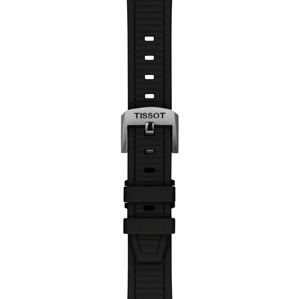 Tissot T-Race 38mm Schweizer Quarzwerk, Saphirglas, Silikonband Schwarz Herrenuhr T141.817.17.051.00