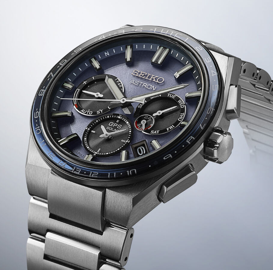 Seiko Astron GPS Solar Dual-Time Herrenuhr SSH109J1