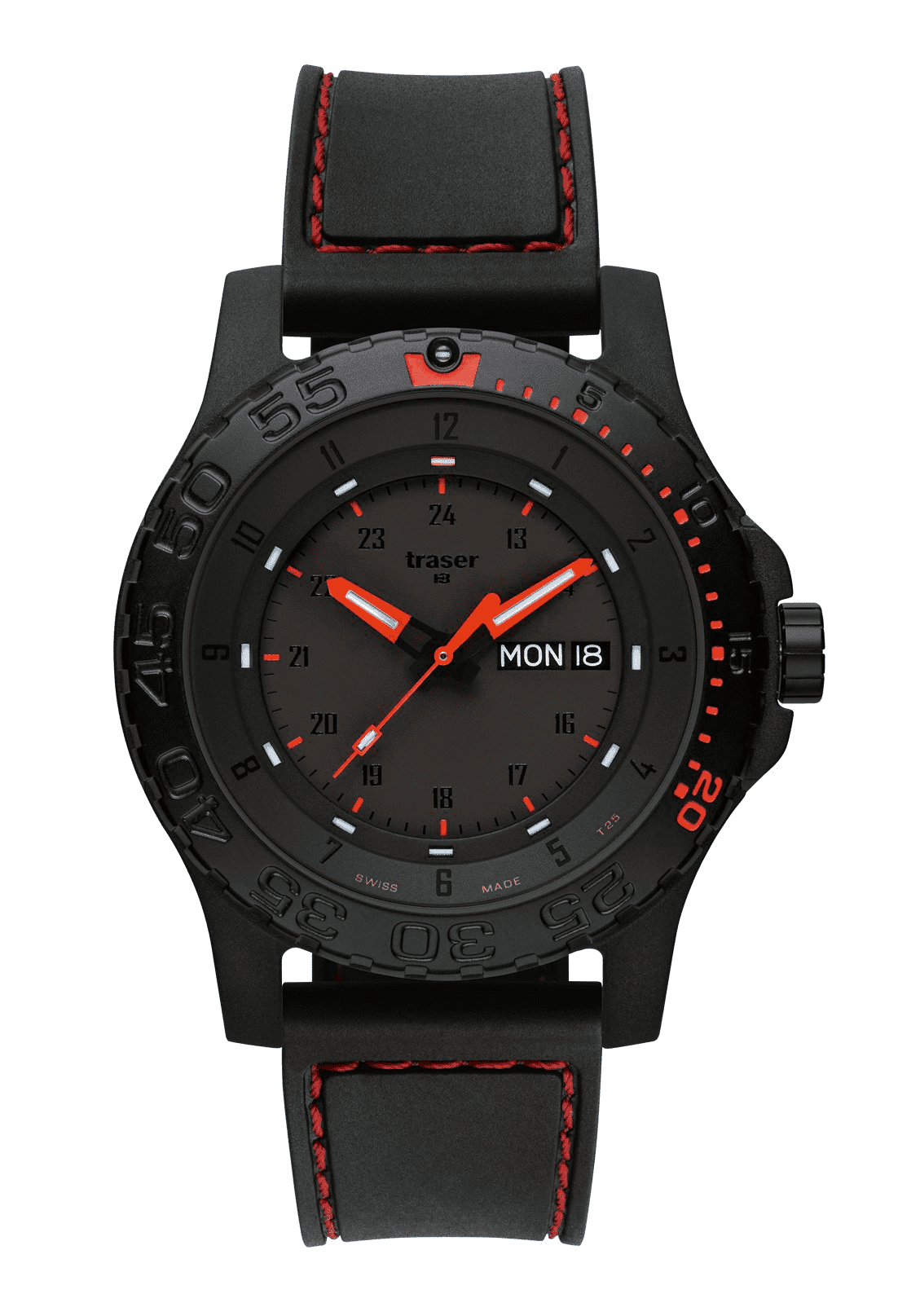 Traser H3 P66 Red Combat Herrenuhr 105503