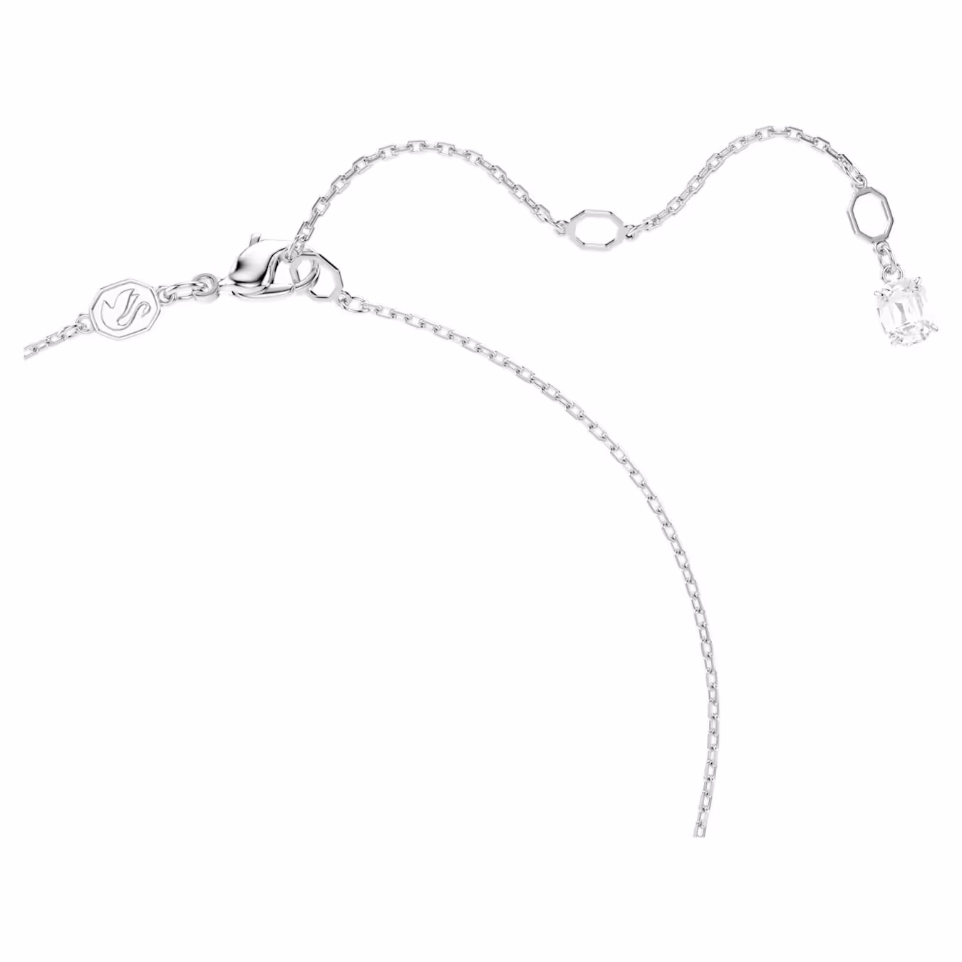 Swarovski  Matrix Anhänger Verschiedene Schliffe, Blau, Rhodiniert