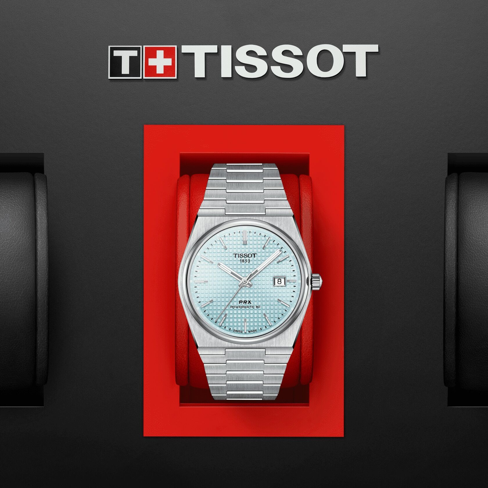 Tissot PRX Powermatic 80 Hellblau Ice Blue Herrenuhr T137.407.11.351.00