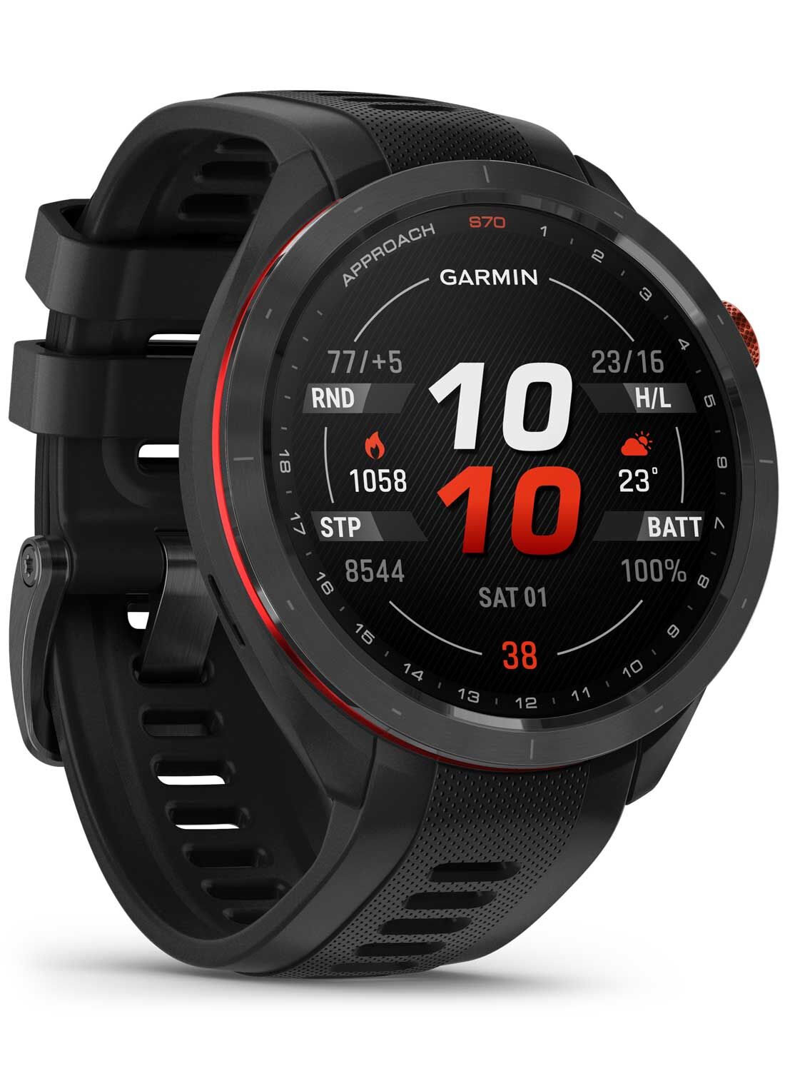 Garmin Approach S70 - 47 mm Black Ceramic Men's Watch 010-02746-12