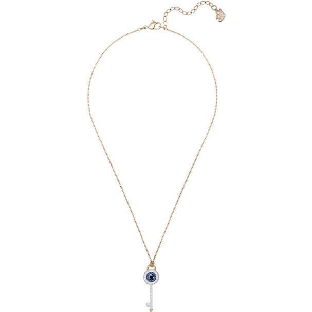 Download-7U4RwXTSyFIZ3i Swarovski Duo Evil Eye Anhänger, mehrfarbig, rosé Vergoldung 5437517