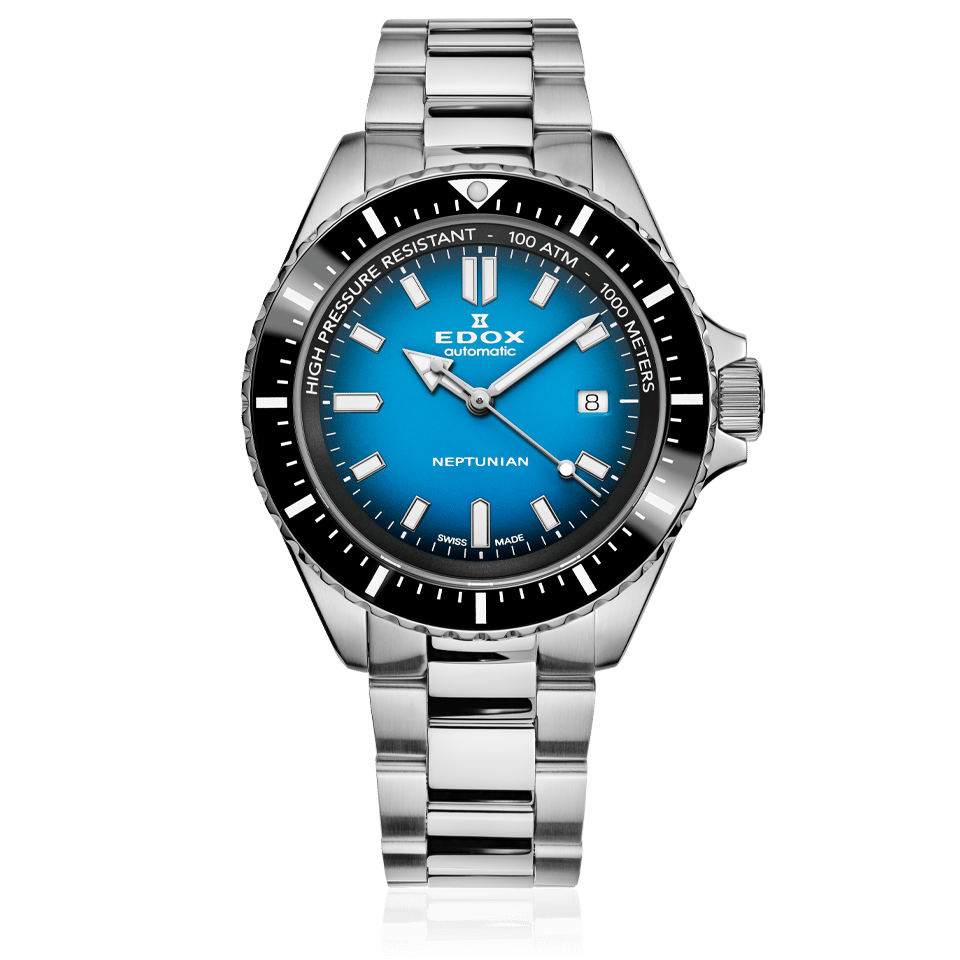80120-3NM-BUIDN-3 Edox Neptunian Herrenuhr 80120 3NM BUIDN