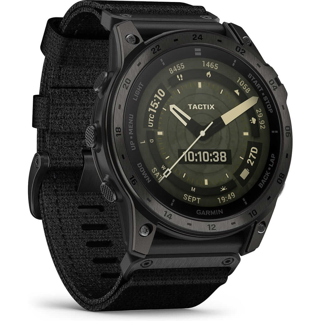 Garmin tactix 7 AMOLED Edition Herrenuhr mit Nylonarmband und Silikonband 010-02931-01