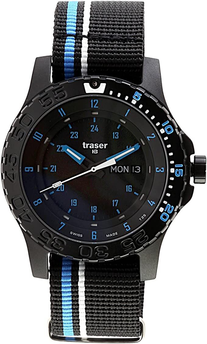 71zFI-scltL-_AC_UX679_ Traser H3 P66 Blue Infinity Men's Watch 105545