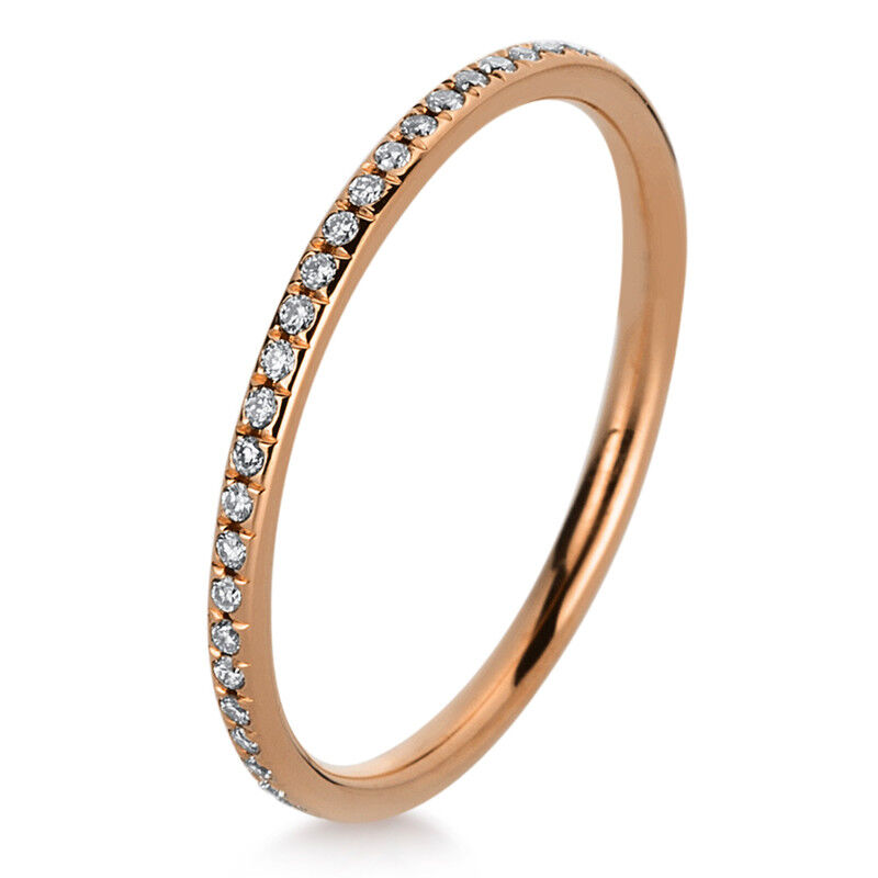 1c354rIXma7EClal055 Memoire voll Ring 750er Rotgold 18kt 0,24ct Ring Größe: 53