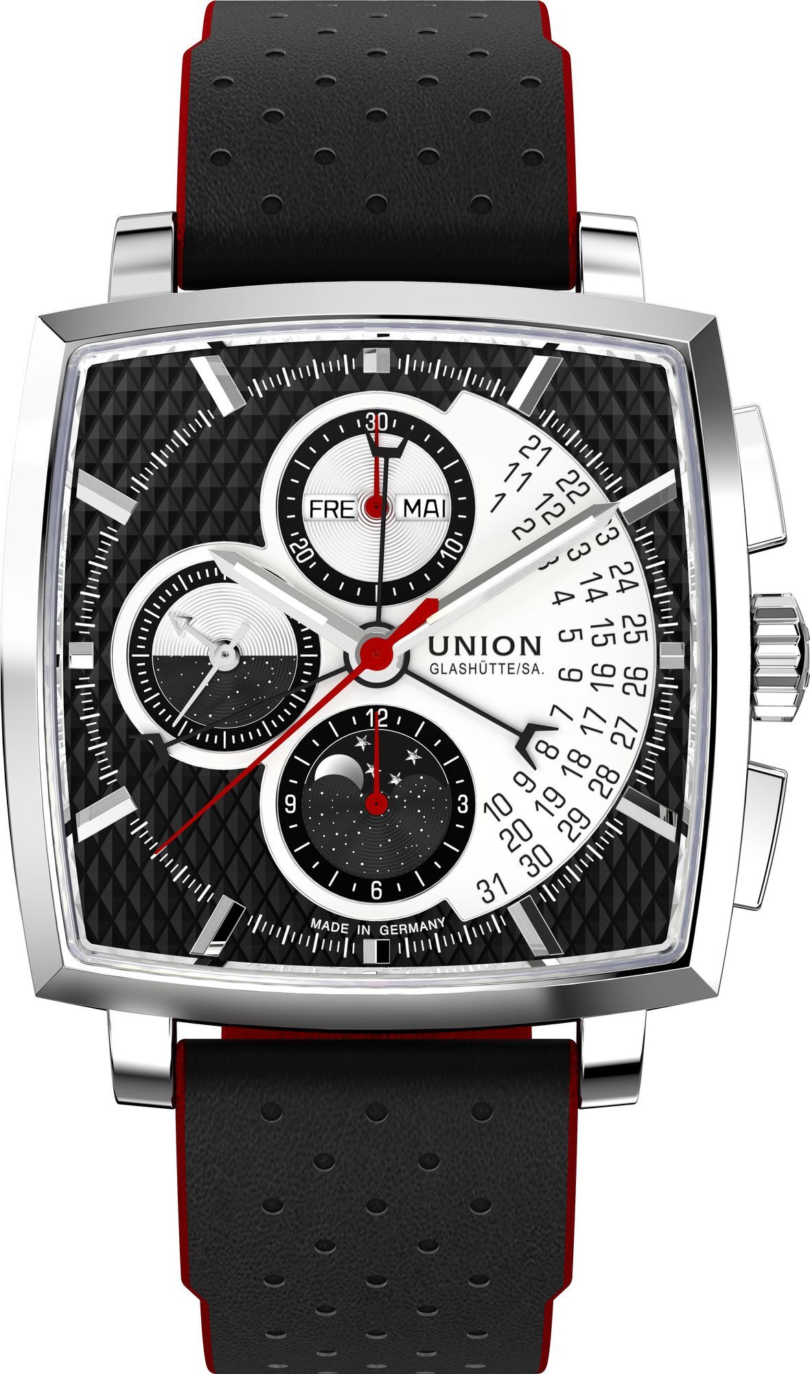 Union Glashütte Averin Chronograph mit Mondphase Herrenuhr D015.525.16.051.00