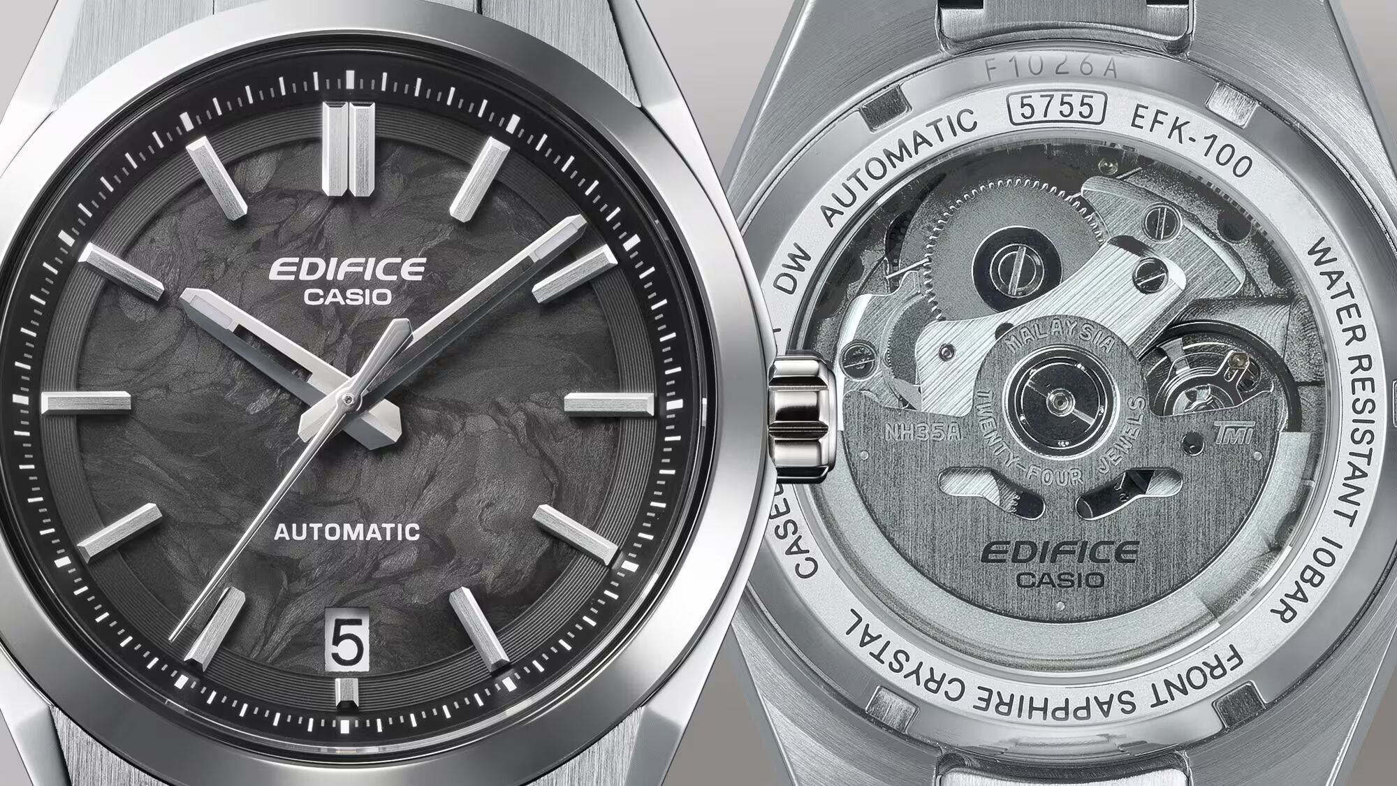 Casio EDIFICE Herrenuhr Automatik EFK-100CD-1AER