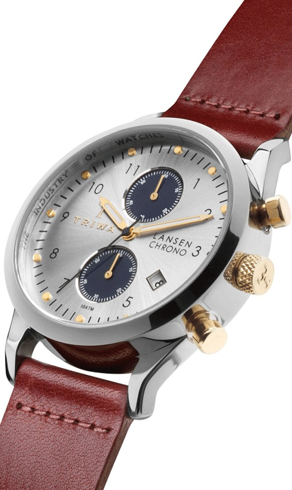 TRLCST115CL010312-2 Pre-owned - Triwa Unisex Watch Loch Lansen Chrono Cognac Classic TRLCST115CL010312