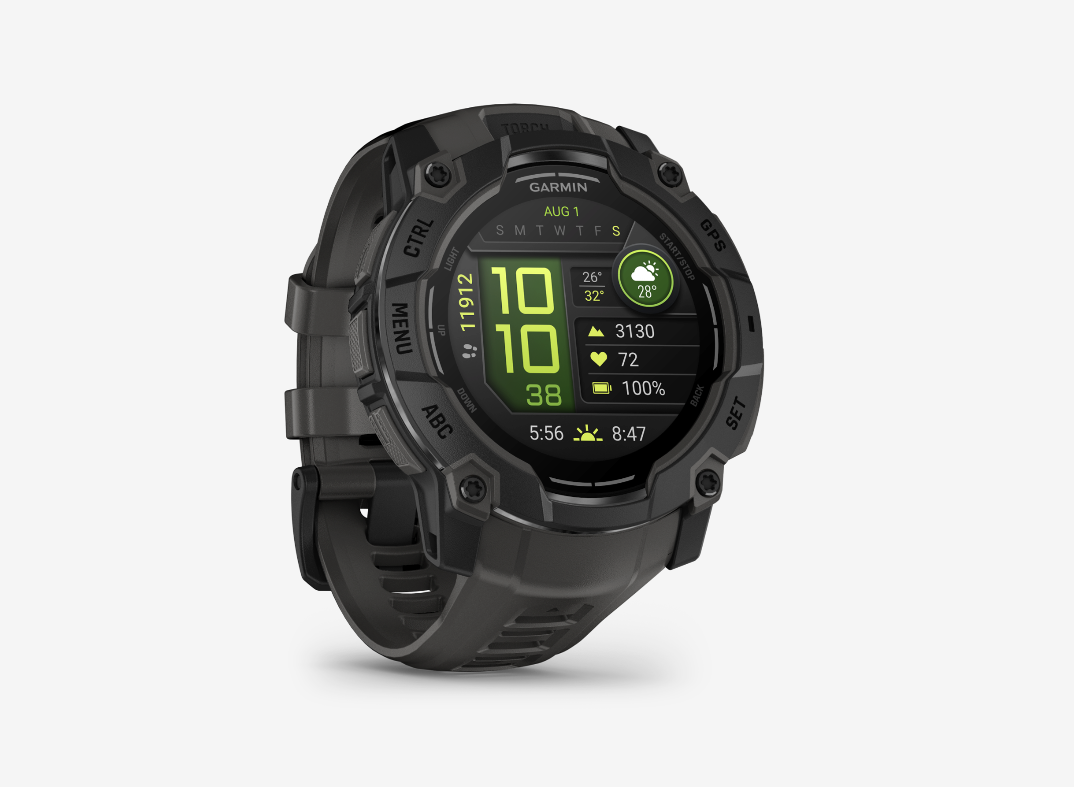 Garmin men's watch Garmin Instinct Solar 010-03020-00 Garmin men's watch Garmin Instinct Solar 010-03020-00