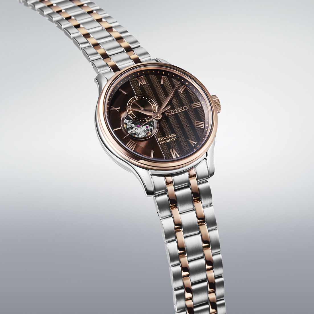 Seiko Presage Automatik Offenes Herz "Japanese Garden" Herrenuhr SSA466J1