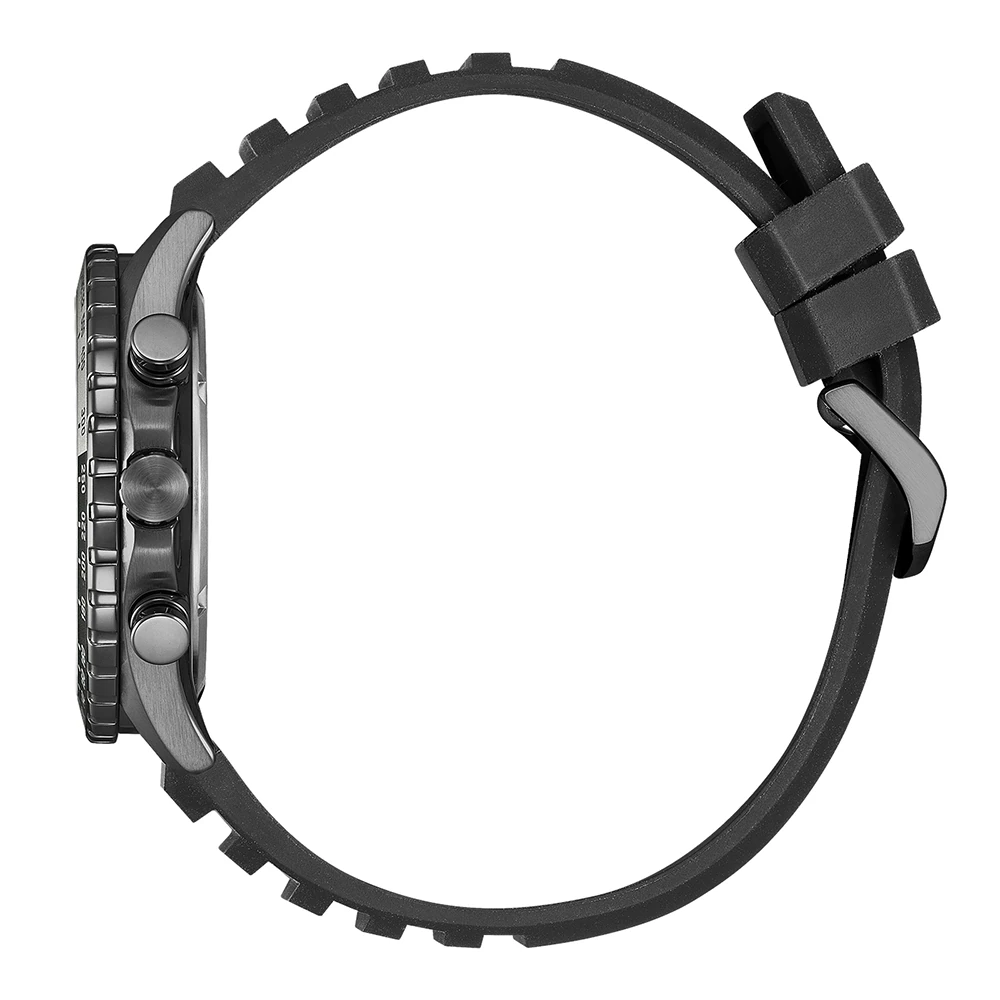 Citizen Eco-Drive Sport Chronograph,  Silikonband, 43mm Herrenuhr AT2565-05E