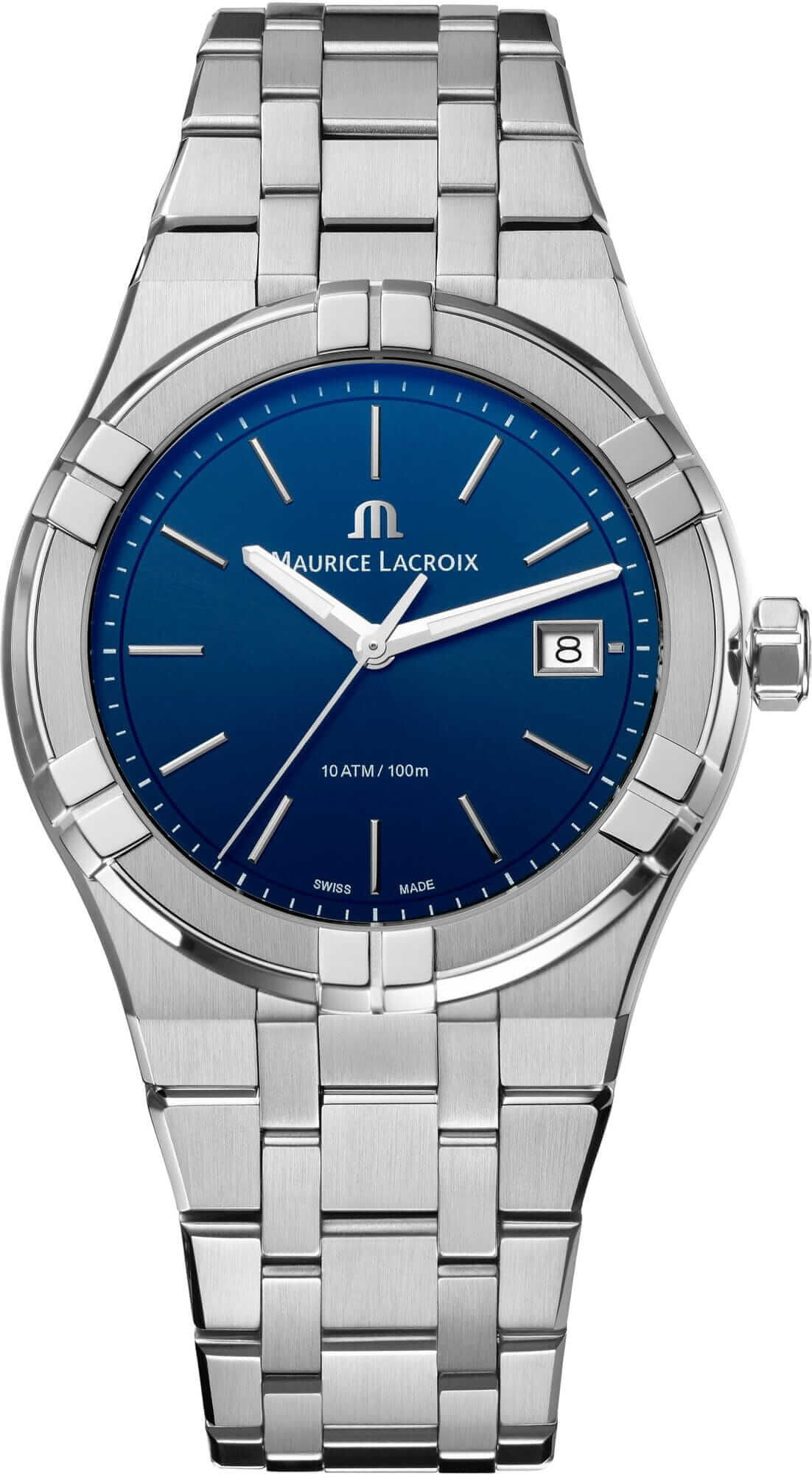 93ba6baa-d8af-4c3f-9865-04fece22e58c Maurice Lacroix Aikon Date Men's Watch AI1108-SS002-430-1