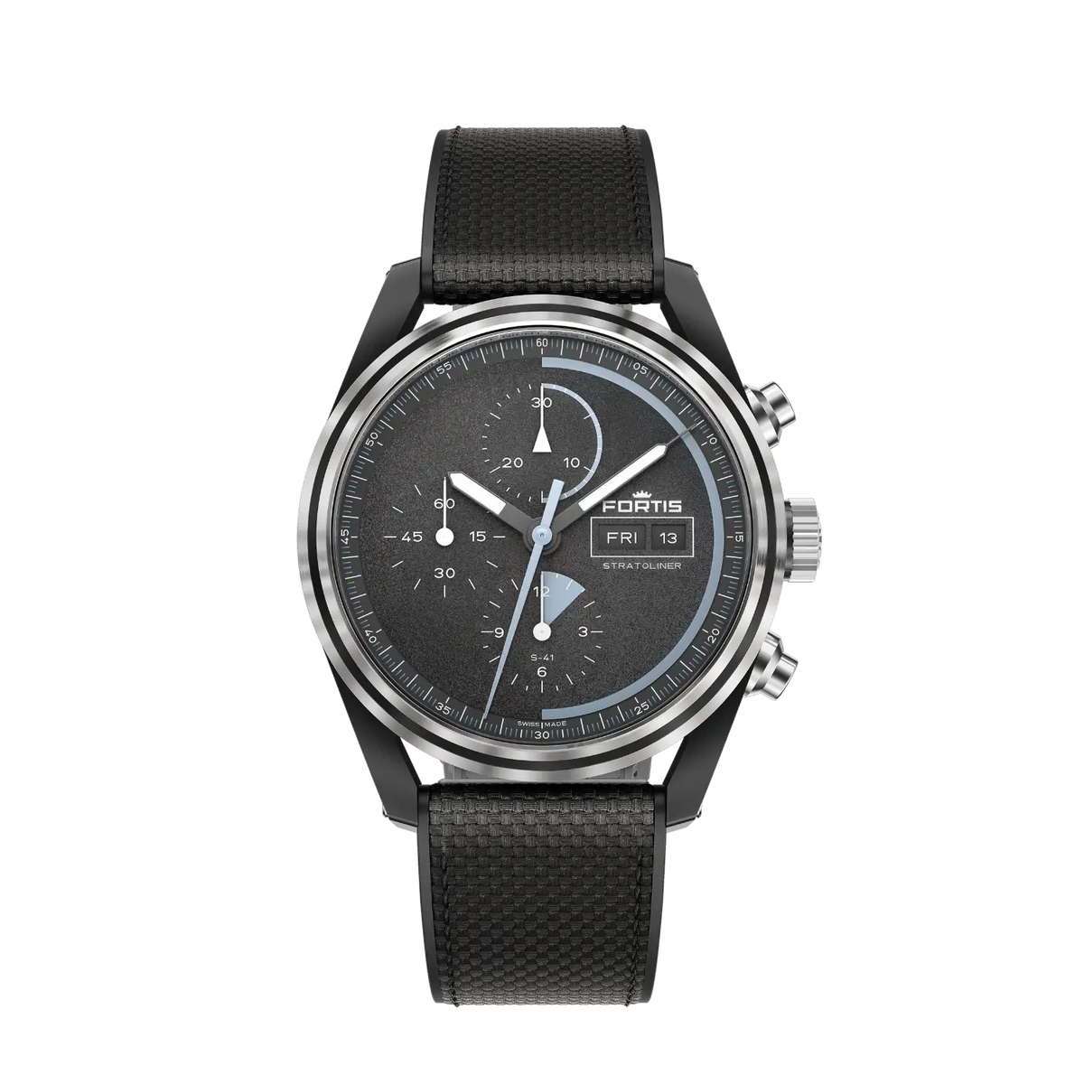 Fortis Stratoliner Gravity Black Herrenuhr F2340018