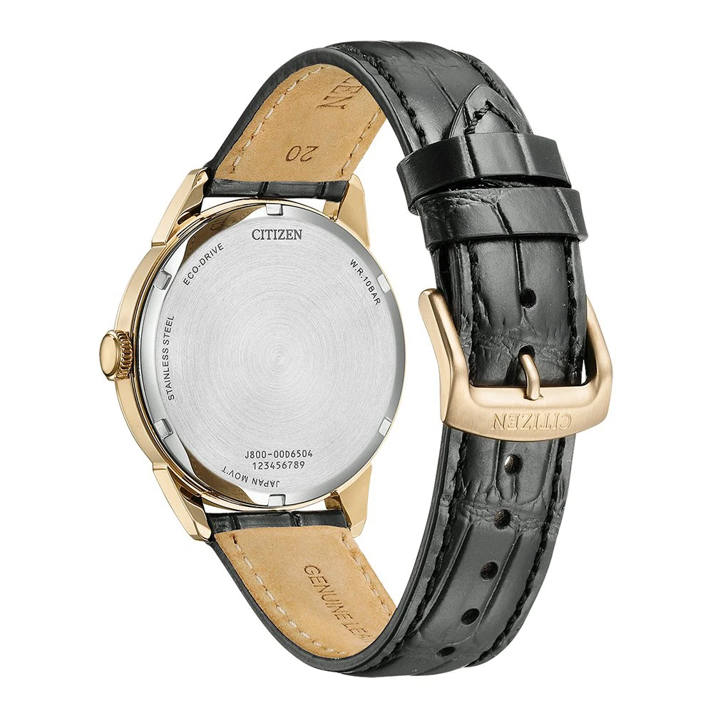 Citizen Eco-Drive Classic Day-Date Leder Gold, 40.5mm Herrenuhr AW0153-04AC